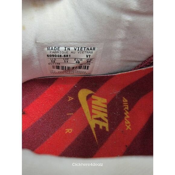 Nike Air Max 95 Fantastic Four Human Torch 2006 Men's Running Shoes Size 12 - Picture 7 of 7